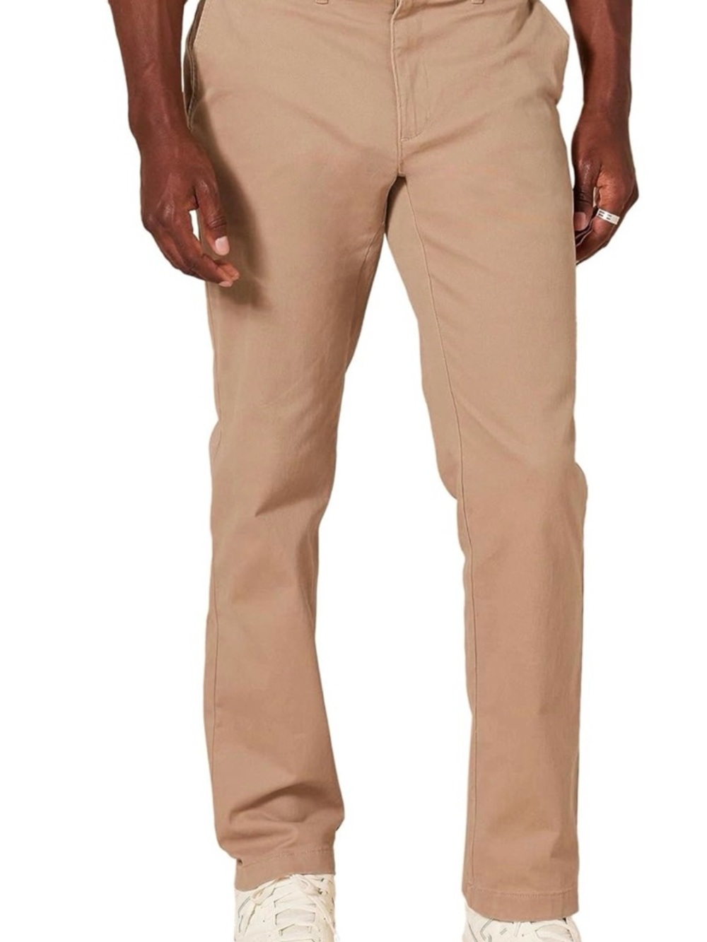 Amazon Essentials Tan Straight-Leg Chinos